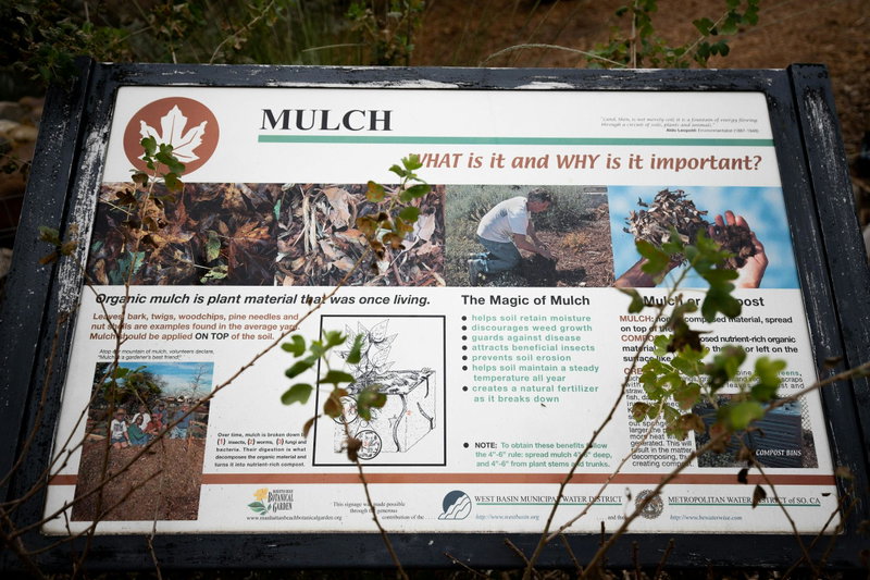 Signage about Mulch