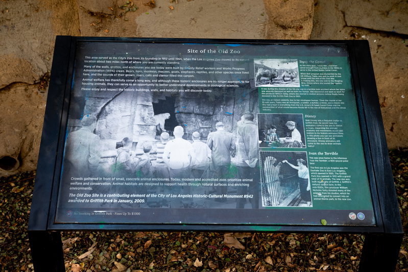 The old zoo sign