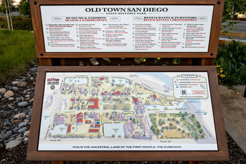Old Town San Diego Map