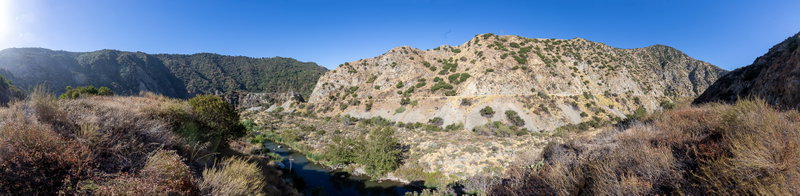 San Gabriel River at the Mouth of Azusa Canyon