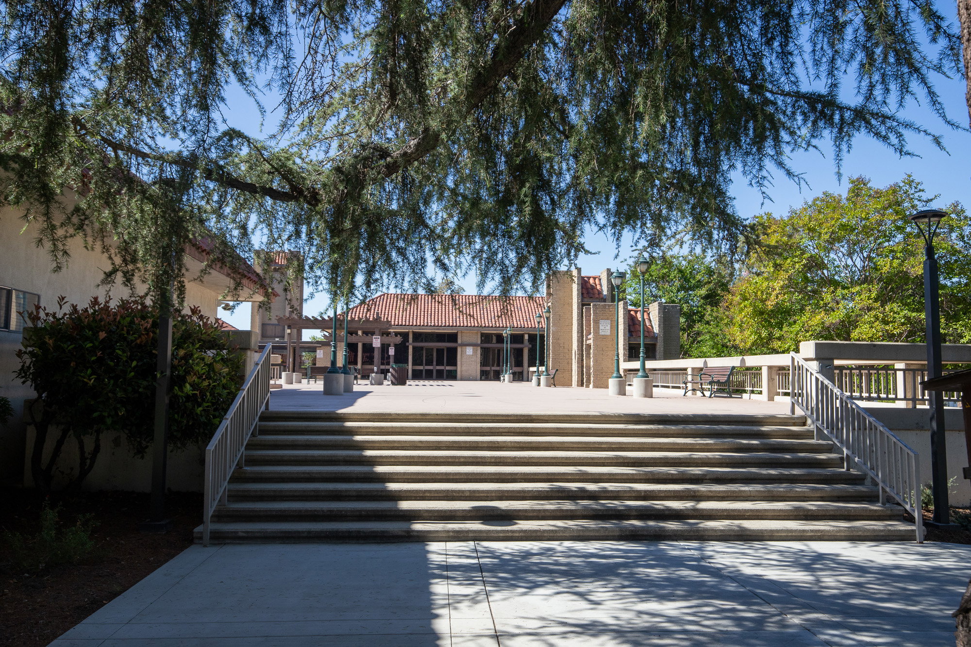 Steps to the Civic Plaza