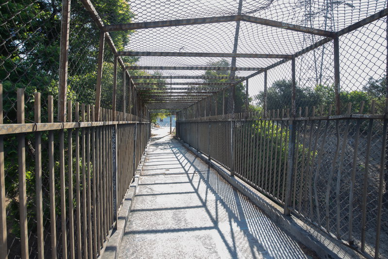 The other pedestrian bridge near Sunnynook Park.