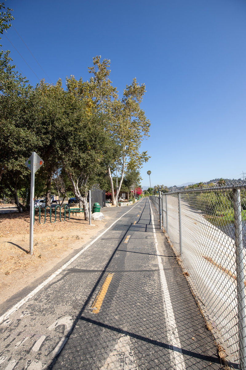 Riverwalk / bike path near Egret Park